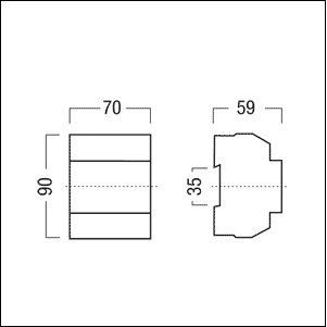 Zumtobel - Notlichtbaustein Busschalteingangsmodul ONLITE BSIM