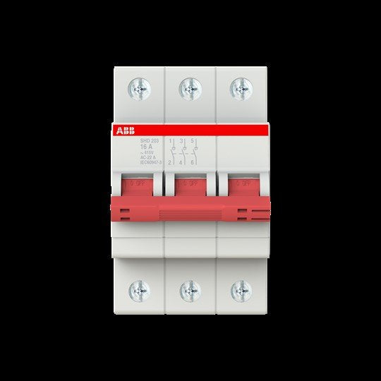 ABB Stotz S&J - Schalter für Reiheneinbau Lasttrennschalter SHD203/16 3-polig, 16A