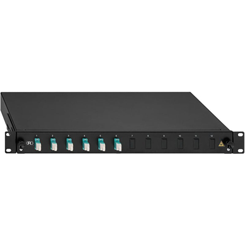 Rutenbeck - Patchpanel LWL BasicLine Spleissbox 2280300060 6xLC-D OM3 aqua