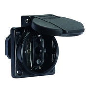 Bals Elektrotech - Schutzkontakt-Anbausteckdose Schutzk. Anbausteckdose 71097 16A IP44 schwarz − 20 Stück