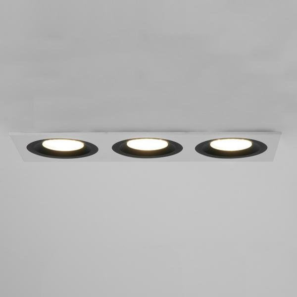 Brumberg Leuchten - Downlight/Strahler/Flutlicht Einbaumodul rechteckig 45027550 3-fach