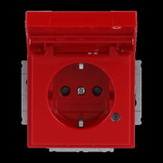 Busch-Jaeger - Steckdose SCHUKO Steckdosen-Einsatz 20 EUKNBL-12-82 rot RAL3020