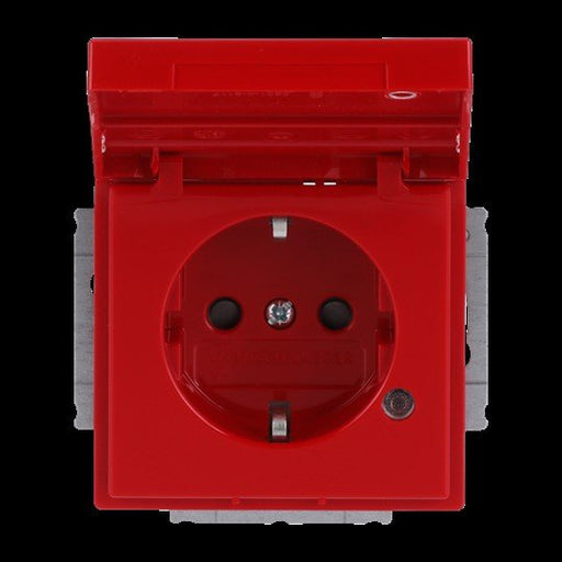 Busch-Jaeger - Steckdose SCHUKO Steckdosen-Einsatz 20 EUKNBL-12-82 rot RAL3020