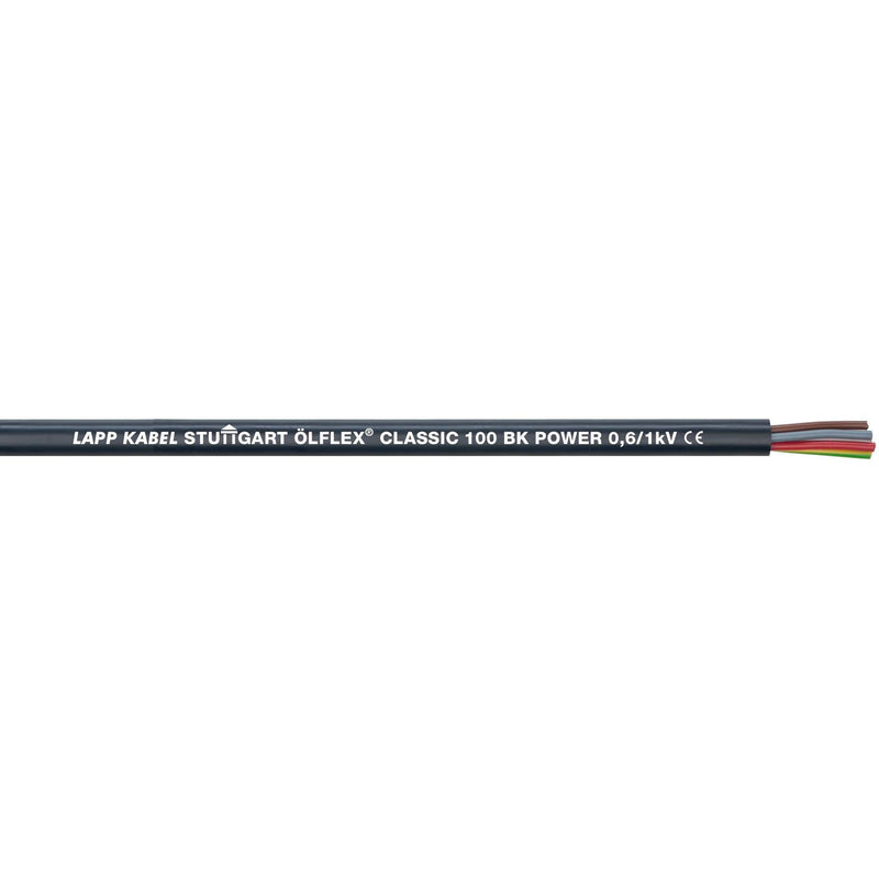 Lapp Kabel&Leitung - Energiekabel >= 1 kV, für ortsveränderlichen Einsatz ÖLFLEX CLASSIC 100 BK 1120462/500 0,6/1 KV 2X1,5 − 500 Meter