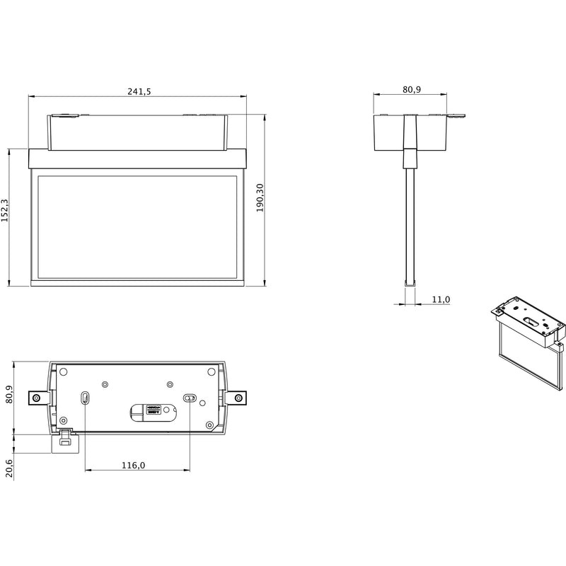 RP-Technik - Hinweisleuchte Sicherheitsleuchte GAMD401SC EB 1h