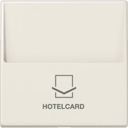 Jung - Abdeckung/Bedienelement für Installationsschalterprogramme Hotelcard-Schalter ws A 590 CARD ohne Taster-Einsatz
