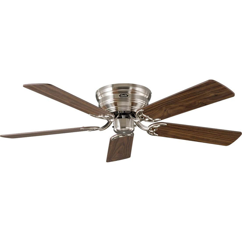 Casafan - Umluftventilator Deckenventilator FLAT 132-III BN chrom gebürstet