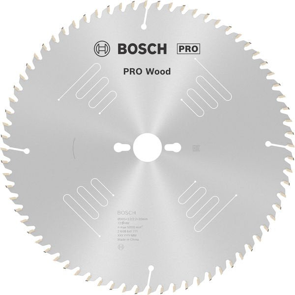 Bosch - Kreissägeblatt PRO Wood Kreissägeblatt, 2608641771 305 x 3,2 x 30 mm