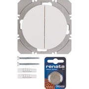 Berker - Bussystem-Hand-/Wandsender KNX-Funk Wandsender 2fach 85656239 polarweiß glänzend