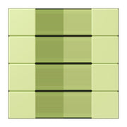 Jung - Abdeckung/Bedienelement für Installationsschalterprogramme Tastensatz 4fach LC 504 TSA 222 vert jaune clair