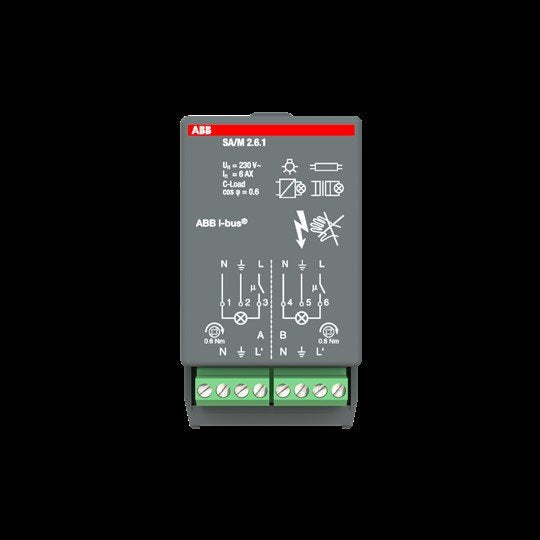 Busch-Jaeger - Bussystem-Schaltaktor Schaltaktormodul, 2 SA/M2.16.1