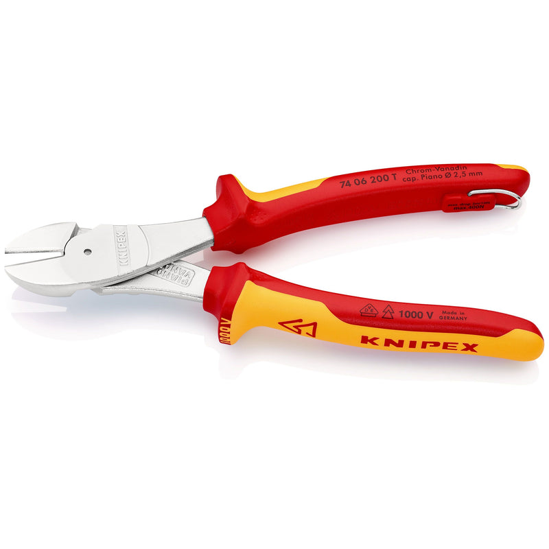 Knipex - Seitenschneider VDE Kraft-Seitenschneider 74 06 200 T 200mm
