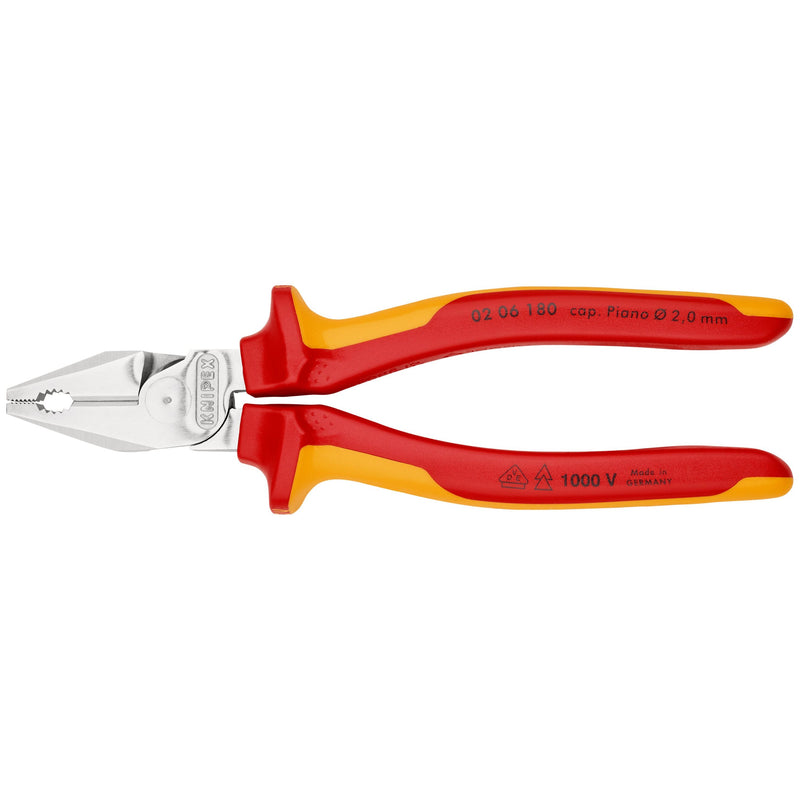 Knipex - Kombizange Kraft-Kombizange 02 06 180 SB − 1 Stück