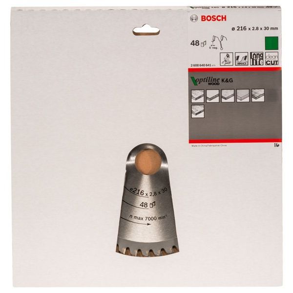 Bosch - Kreissägeblatt PRO Wood Kreissägeblatt, 2608640641 216 x 2,8 x 30 mm