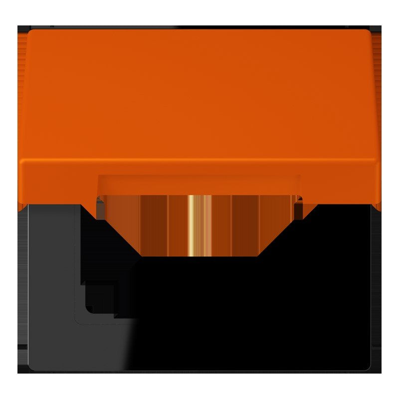 Jung - Abdeckrahmen Klappdeckel m. Stellfeder LC 990 BFKL 260 orange vif