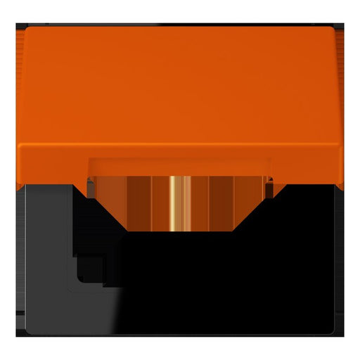 Jung - Abdeckrahmen Klappdeckel m. Stellfeder LC 990 BFKL 260 orange vif