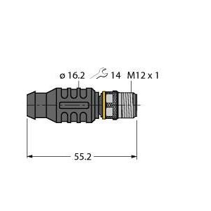 Turck - Zubehör/Ersatzteile für Positionsschalter M12 Jumper RSE4.4T-J124