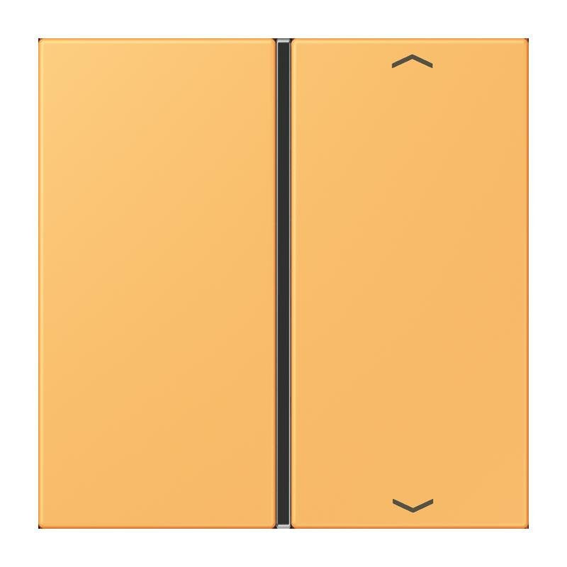 Jung - Abdeckung/Bedienelement für Installationsschalterprogramme Taste 1fach m. Pfeilsymb. LC 401 TSAP 254 ocre jaune clair