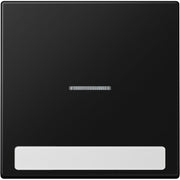 Jung - Abdeckung/Bedienelement für Installationsschalterprogramme Wippe 1-fach LS 990 NAKO5 SWM graphitschwarz matt