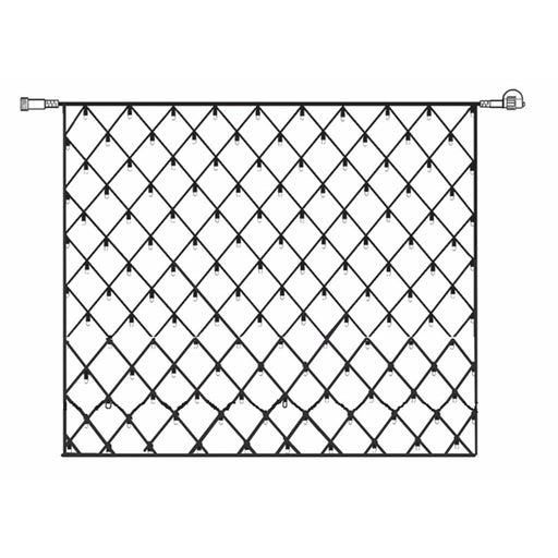 Scharnberger+Hasenbein - Festbeleuchtung LED-Lichternetz 3x3m 58591 230V 16W Outdoor