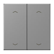 Jung - Abdeckung/Bedienelement für Installationsschalterprogramme Wippe mit Pfeilsymbolen LC 102 P 203 gris 31