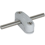 DEHN - Leitungshalter für Blitzschutz Leitungshalter K-grau LH 6.13 FL30 B10 KGR f. Rd 6-13/Fl 30mm