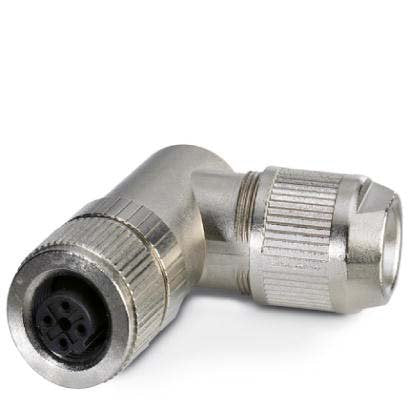 Phoenix Contact - Rundsteckverbinder, feldkonfektionierbar (Industriesteckverbinder) Bussystem-Steckverbinder SACC-M12FRD-4Q SH