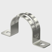 OBO Bettermann - Befestigungsschelle für Kabel/Rohre Befestigungsschelle 605 32 A4 32mm zweilappig − 100 Stück