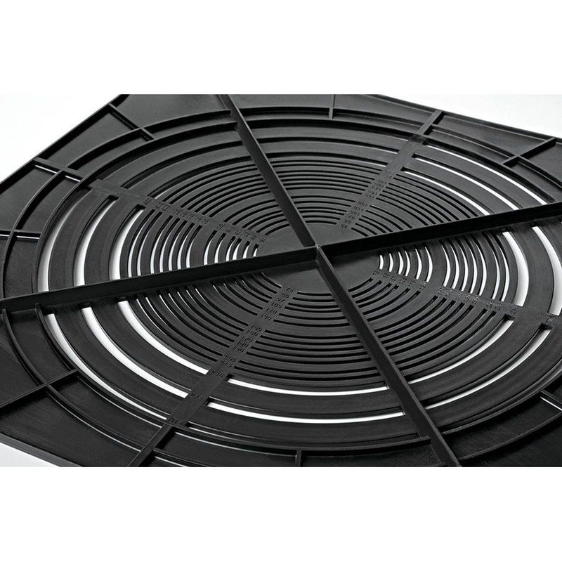 HellermannTyton - Leuchteneinbaugehäuse Deckenabstandhalter-Platte 148-00117(10) 75-314mm schwarz