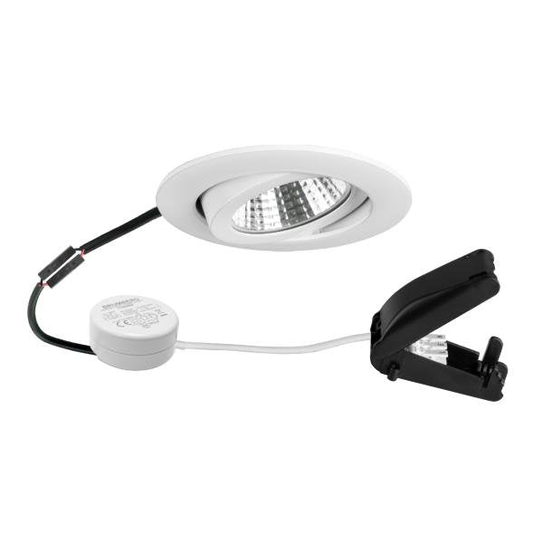 Brumberg Leuchten - Downlight/Strahler/Flutlicht LED-Einbaustrahler 230V 40463073 3000K, ws