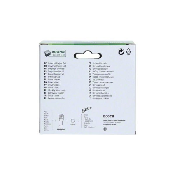Bosch - Blatt für Oszillierer Starlock-Set 2609256F49 Universal 12-tlg