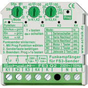 Schalk - Funkempfänger Funk-Empfängerschalter UP FE3 Q2 4-Kanal − 1 Stück