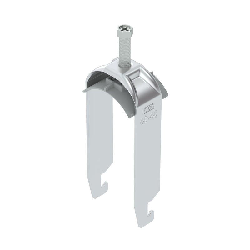OBO Bettermann - Bügelschelle BS-U2-K-46 ALU 2-fach − 50 Stück