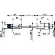 Telegärtner - Konfektionierte Leitung für steckbare Gebäudeinstallation STX M12x1-M12x1 VL 100017382 X-kod. Cat.6A(IEC)