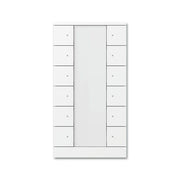 ABB Stotz S&J - Bussystem-Tastsensor Bedienelement 12-fach SB/U12.0.1-84 studioweiß