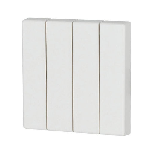 Eaton - Abdeckung/Bedienelement für Installationsschalterprogramme Wippe 4-fach CWIZ-04/01 reinweiss − 1 Stück by Eaton
