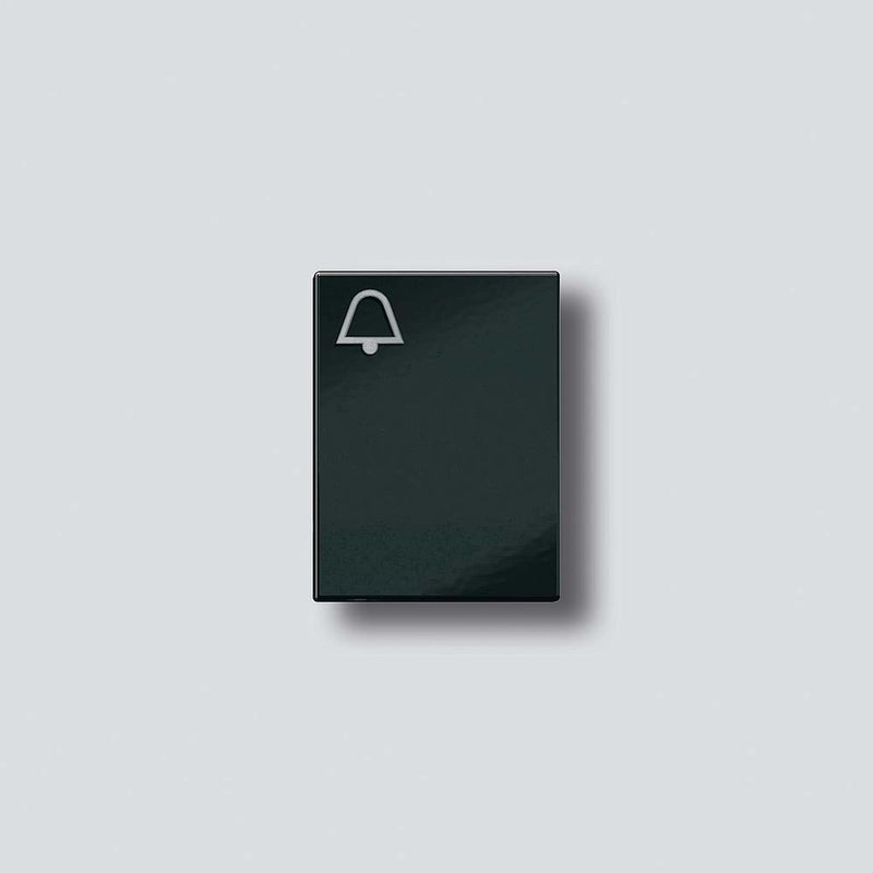 Siedle&Söhne - Zubehör/Ersatzteile für Türkommunikation Klingeltaste sw-hgl 200029941-00 mit Glockensymbol − 1 Stück