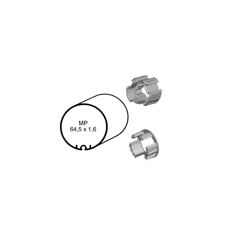 Somfy - Zubehör/Ersatzteile für Tor-/Rollladenantriebe Mitnehmer 9751002 LT 50 MP 64,5x1,6