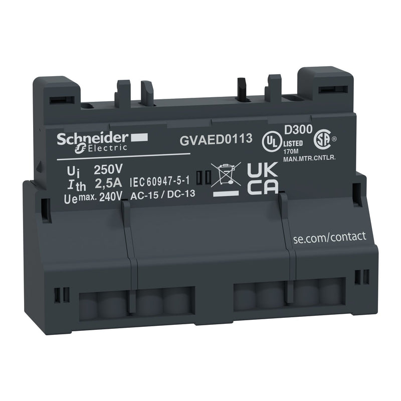 Schneider Electric - Hilfsschalterblock Hilfsschalter GVAED0113 1S, 1Ö