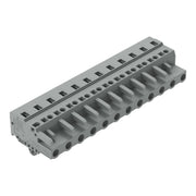 WAGO - Kabelsteckverbinder für Leiterplattensteckverbinder 1-Leiter-Federleiste 231-212/008-000 CAGECLAMP,2,5 mm²,gr − 25 Stück