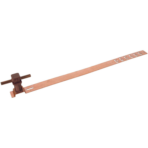 DEHN - Dachleitungshalter für Blitzschutz Dachleitungshalter DLHUS8H36L475BRGALCU UNIsnap Cu/K-braun
