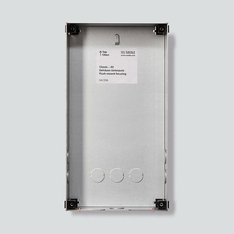 Siedle&Söhne - Montageelement für Türstation Unterputzgehäuse Classic GU CL 04-0 Stahlblech verzinkt