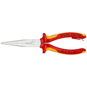 Knipex - Flachzange VDE Flachrundzange 26 16 200 T 200mm, mit Schneide