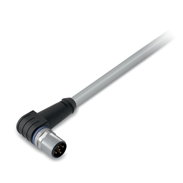 WAGO - Konfektioniertes Sensor-Aktor-Kabel Power-Leitung M12A-St. 756-3104/040-200 winklig,4-polig