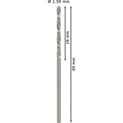 Bosch - Bohrer PRO Metal HSS-G 2608595050 Spiralbohrer 1,5 x