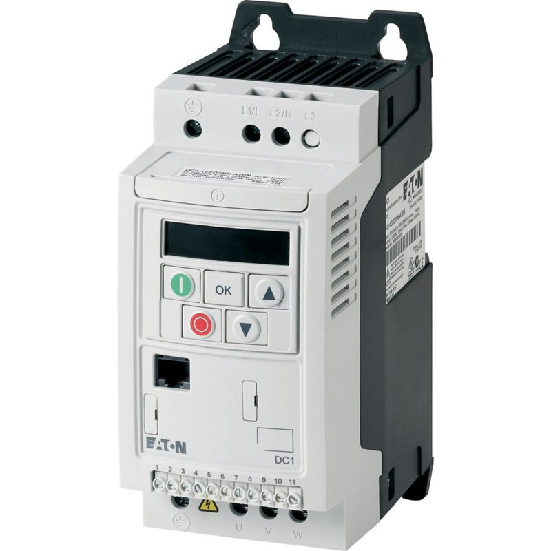 Eaton - Frequenzumrichter =< 1 kV Frequenzumrichter 3phasig DC1-342D2NN-A20CE1 400V 2.2A 0.75kW AC