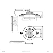 EVN Lichttechnik - Downlight/Strahler/Flutlicht LED-Deckenleuchte PS54100140 schwenkbar