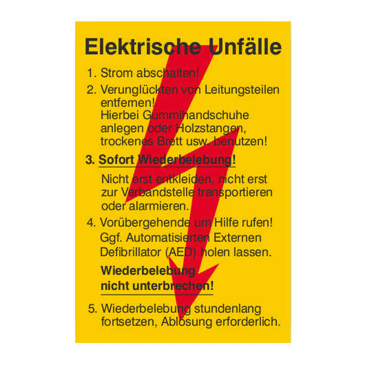 Cimco Werkzeuge - Warn-/Hinweisschild SAH Erste Hilfe 182752 Gr. 200x300x1