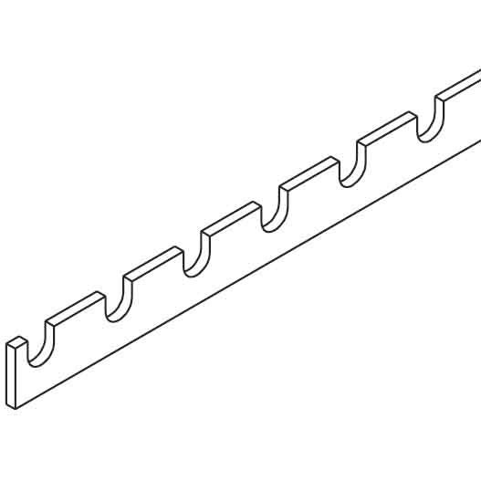 Pollmann - Phasenschiene Phasenschiene G-1L-1000/12 g 1-phasig  − 100 Stück

