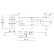 EFB-Elektronik - LWL-Kupplung LC-Duplex 53334.1OM5 OM5 Keramik limegr